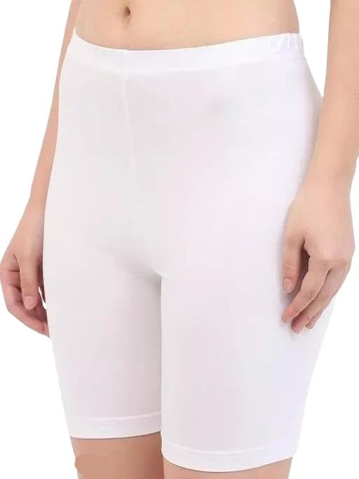 Fashion Cotton Cycling Shorts Elastic Waist Soft Breathable Under Comfort Fit Pack of Daily Use Inner Shorts