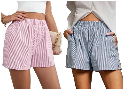 Women Cotton Printed Shorts Combo Pack of 2 Regular Fit Casual Lounge Bottom Pack of 2