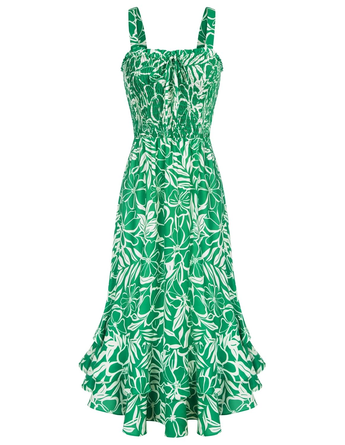 Women's 2026 Summer Floral Boho Dresses, Floral, X-Large